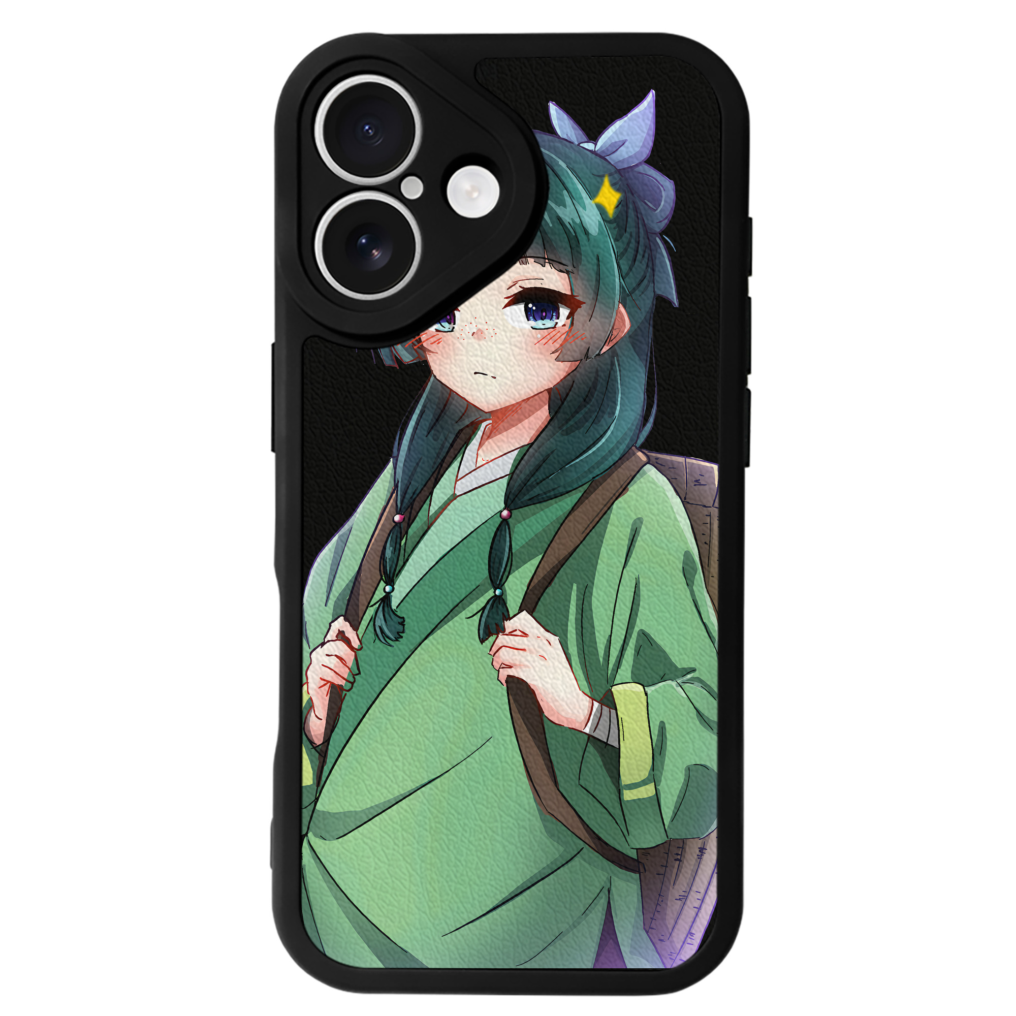 （画像用） 薬屋のひとりごと The Apothecary Diaries 【iPhone 16シリーズ対応】シリコンスマホケース（レザー調） 材質：シリコン